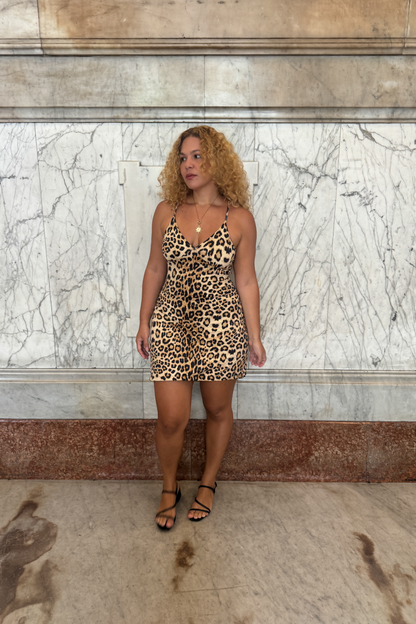 Vestido Marina Curto Onça